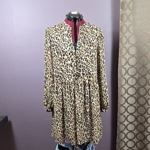 Leopard Print Women's Top